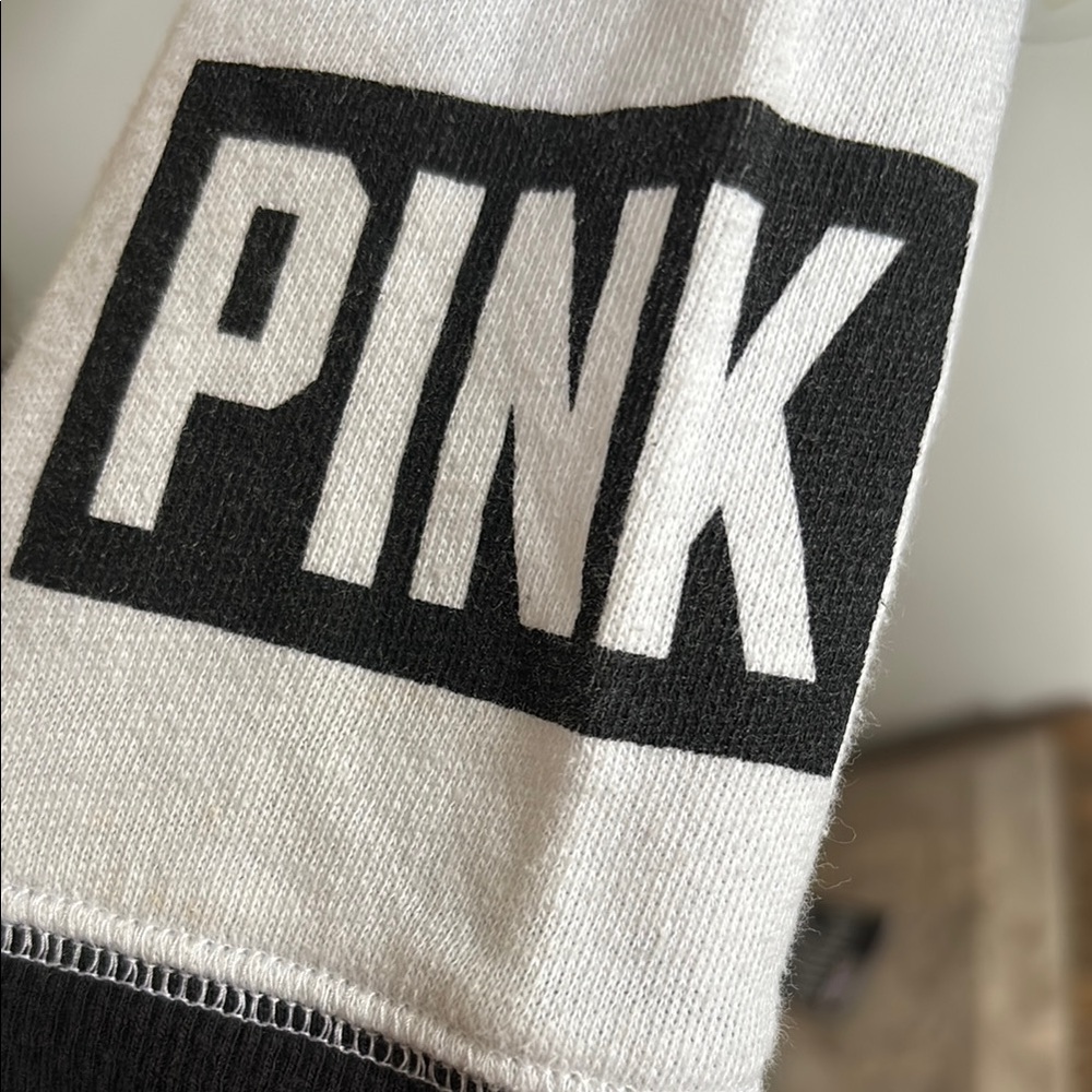 Black and White Hooded Sweatshirt - Picture 6 of 6